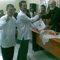 300 Orang Kawal Taufikurahman - Abu Syauqi Daftar ke KPU